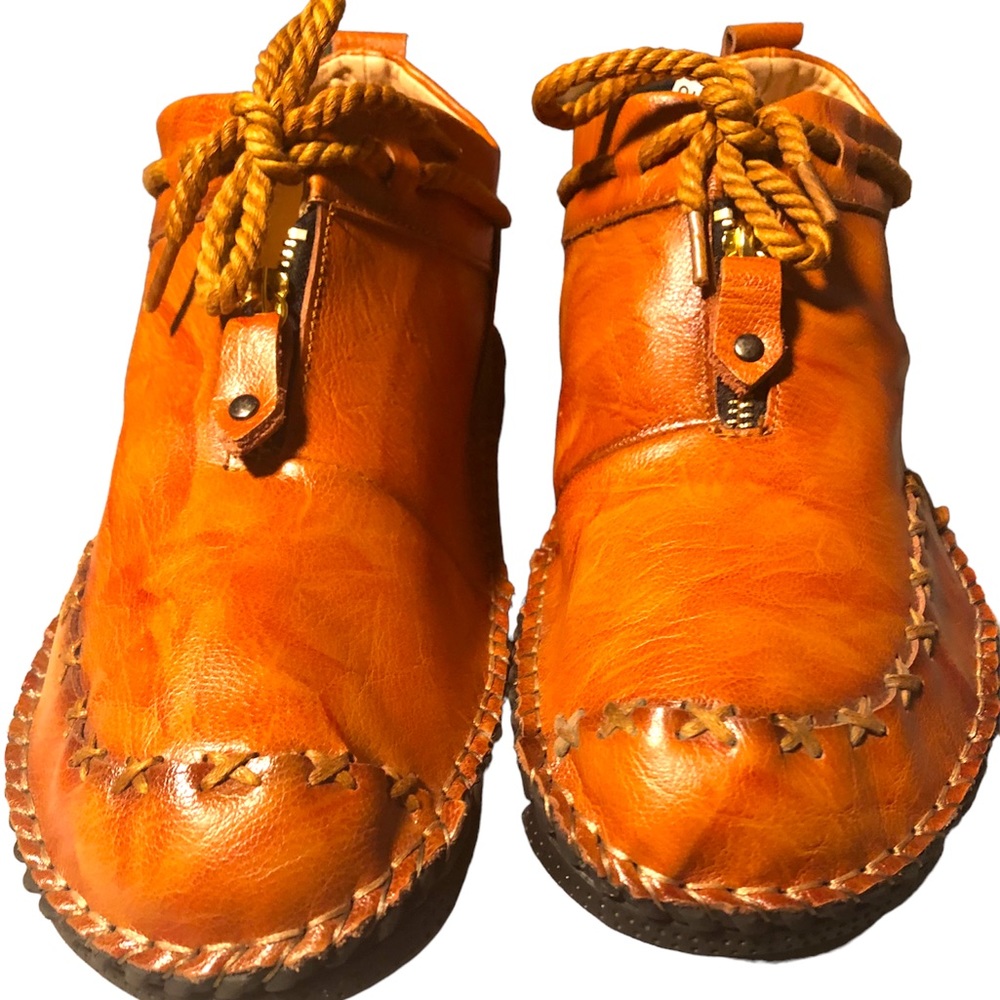 Not for sale. CRAN ankle men leather boots. Size EU46 US 12.